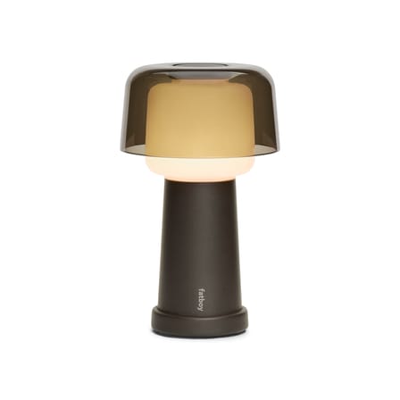 Lampe extérieur sans fil rechargeable Revolve LED marron - Fatboy