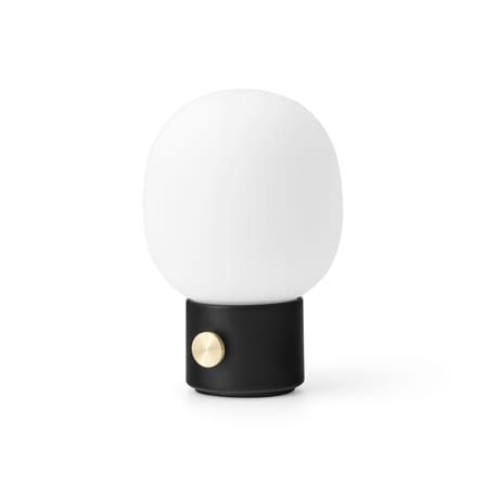 Lampe sans fil rechargeable JWDA métal verre noir / Ø 14,5 x H 21,5 cm - Audo Copenhagen
