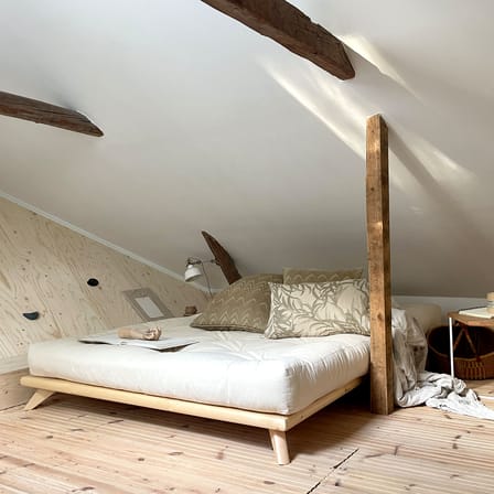 Lit double Senza / Pour matelas 140 x 200 cm - KARUP DESIGN