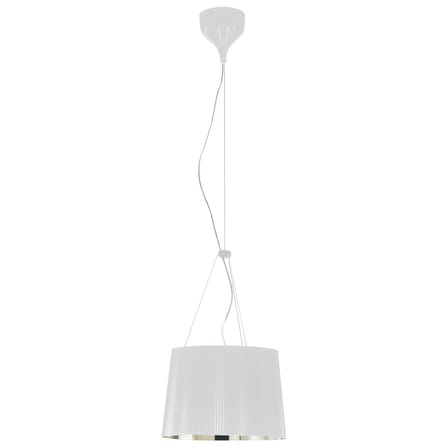 Suspension Gé Metallisé plastique blanc or / Ø 37 cm - Matériau recyclé - Kartell
