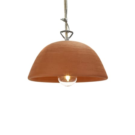 Suspension Terra céramique orange marron / Terre cuite - Ø 22 x H 13 cm - Serax