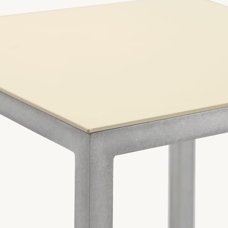 Tabouret haut Alu Stool métal blanc / Medium - H 65 cm - valerie objects