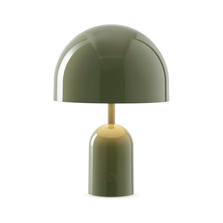Bell Portable LED Wireless rechargeable lamp plastic material green / H 28 cm - Tom Dixon