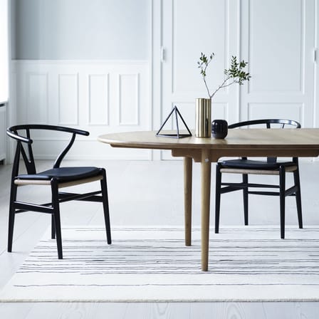 Accessoire  cuir noir / Coussin pour Wishbone Chair - CARL HANSEN & SON