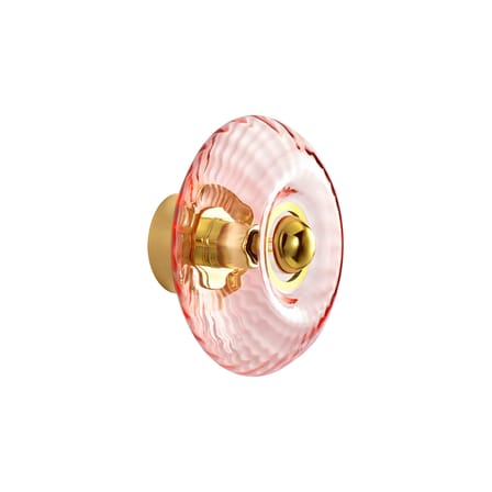 Applique Grace verre rose / Small - Ø 20 cm - ELEMENTS LIGHTING