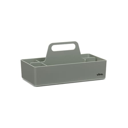 Bac de rangement Toolbox RE plastique gris / Recyclé - 32 x 16 cm / Arik Levy, 2010 - Vitra
