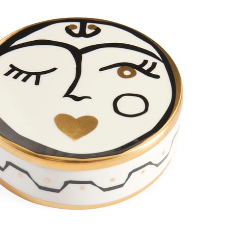 Boîte Marseilles céramique / Ø 11 x H 4 cm - Jonathan Adler