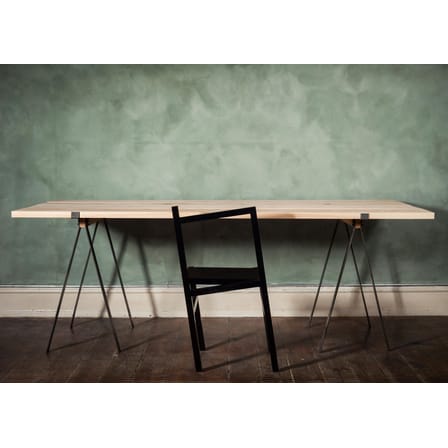 Chaise 9.5° bois noir / Illusion d'optique - Frama 