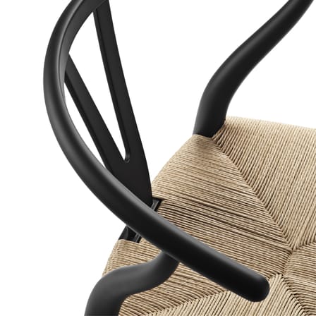 Chaise CH24 - Wishbone Chair bois naturel / Hans J. Wegner, 1950 - Corde de papier - CARL HANSEN & SON