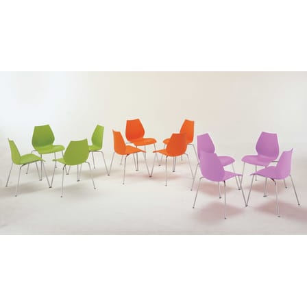 Chaise empilable Maui plastique blanc - Kartell