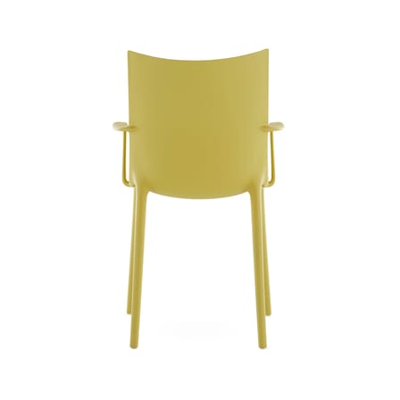 Chaise H.H.H plastique jaune / Soft touch - Recyclé - Kartell