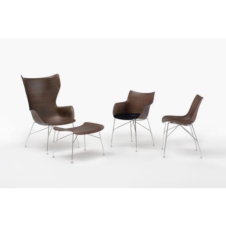 Chaise P/Wood  / Philippe Starck, 2019 - Bois moulé - Kartell