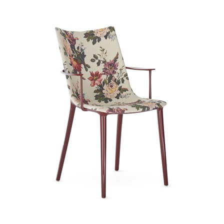 Chaise rembourrée H.H.H x Liberty  / Tissu - Recyclé - Kartell