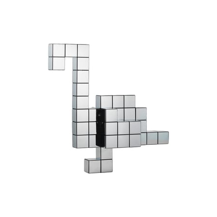 Décoration Panton Cubes Flamingo argent / Kit flamant - Verner Panton, 1974 - Vitra