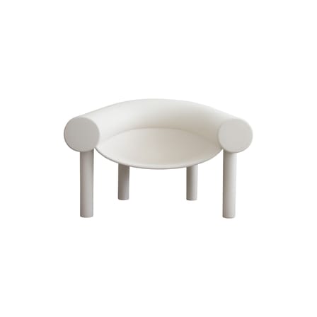 Fauteuil bas Sam Son plastique blanc / Konstantin Grcic, 2015 - Magis