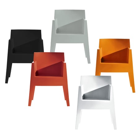 Fauteuil empilable Toy plastique blanc / Philippe Starck, 1995 - Driade