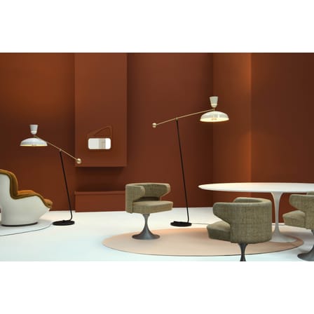 Lampadaire G1 Large métal noir / Réédition 1951, Pierre Guariche - H 175 cm - SAMMODE STUDIO