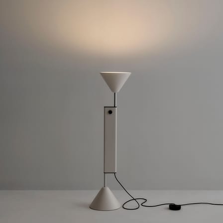 Lampadaire Twist métal blanc / Hauteur réglable - Hay