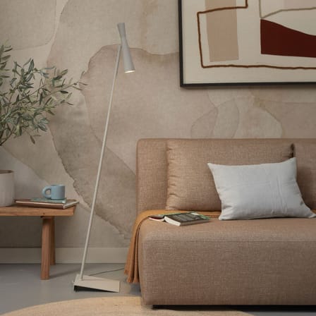 Lampadaire Bordeaux métal gris / Orientable - It's about Romi