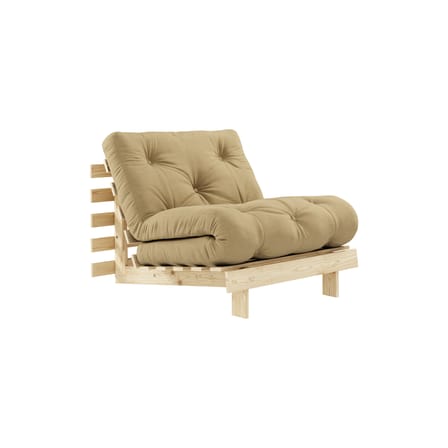 Fauteuil convertible Roots / Dormeuse & lit d'appoint - 3 positions / Structure pin clair - KARUP DESIGN