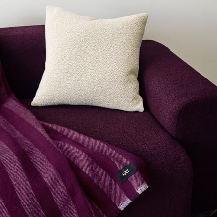 Plaid Duo violet / 130 x 180 cm - 100% laine - Hay