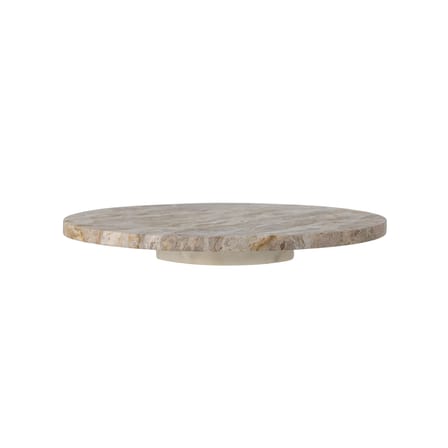 Plateau tournant Nuni marbre beige / Marbre - Ø 36 cm - Bloomingville