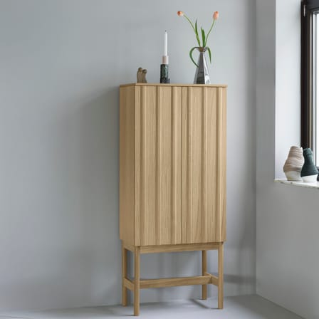 Rib Dresser natural wood / W 70 x H 166.5 cm - Normann Copenhagen