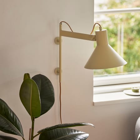 Applique avec prise Studio métal vert / Orientable - HÜBSCH