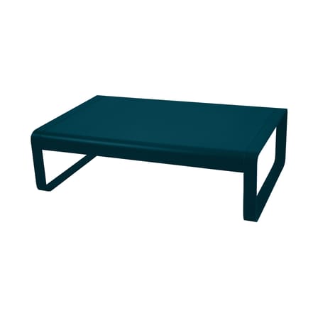 Table basse Bellevie métal bleu / Aluminium - 103 x 75 cm - Fermob