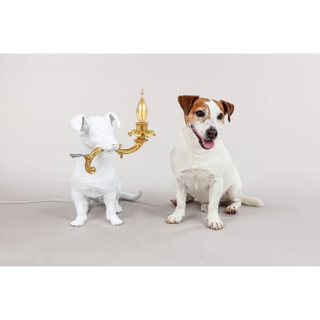 Rio Lamp Table lamp plastic material white gold / Resin - Seletti