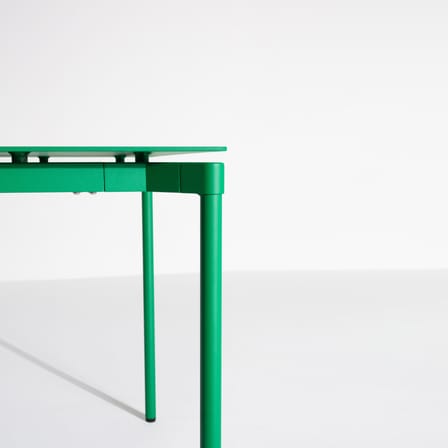 Table rectangulaire Fromme métal vert / Aluminium - 180 x 90 cm - Petite Friture