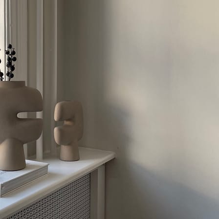 Vase Tribal Medium céramique beige / L 22,5 x H 30 cm - 101 COPENHAGEN