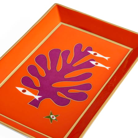 Plateau Playa céramique / Vide-poche - 18 x 12 cm - Jonathan Adler