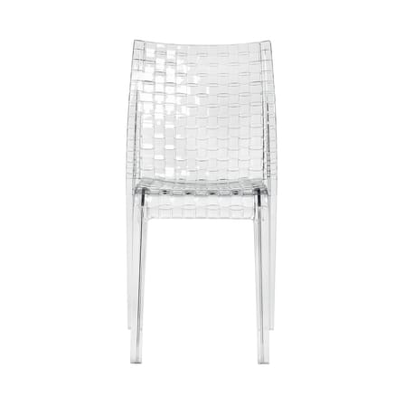 Chaise empilable Ami Ami plastique transparent Tokujin Yoshioka, 2009 - Kartell