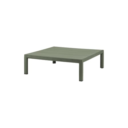 Maximo Coffee table composite material green / 80 x 80 x H 25.5 cm - NARDI