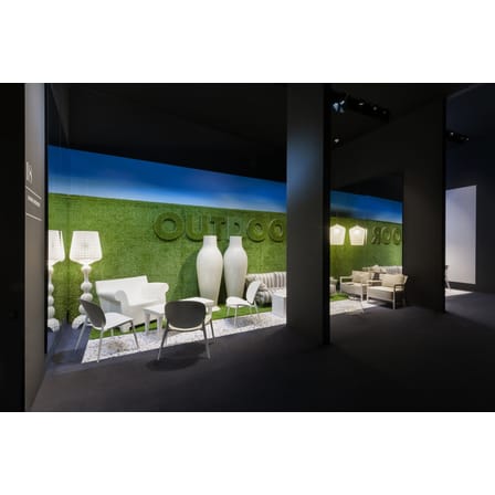 Fauteuil bas Be Bop plastique blanc / Palomba, 2019 - Kartell