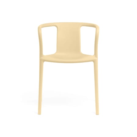 Fauteuil empilable Air-Armchair plastique beige / Jasper Morrison, 2006 - Magis