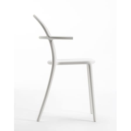 Fauteuil empilable Generic C plastique blanc /  Philippe Starck, 2017 - Kartell