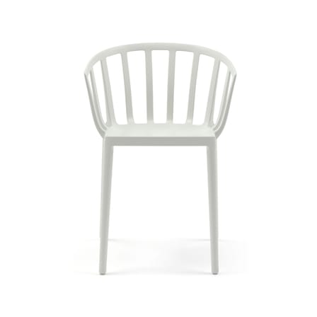 Fauteuil empilable Venice plastique blanc - Kartell