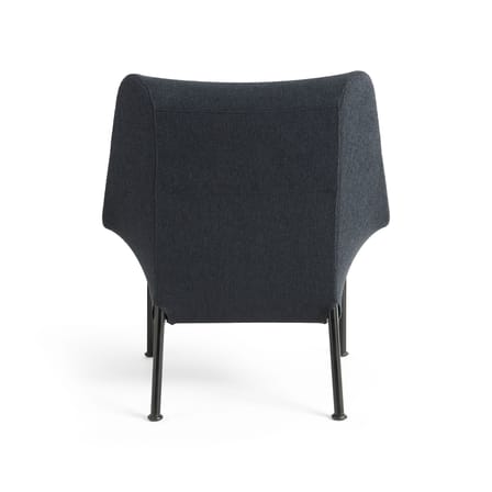 Fauteuil lounge O2 tissu noir - Hay