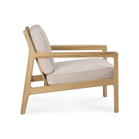 Gepolsterter Sessel Jack Indoor textil holz beige - Ethnicraft
