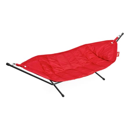 Hamac avec support Headdemock rouge / Polyester - Fatboy