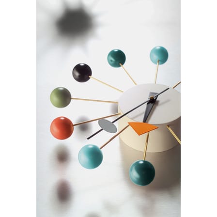 Horloge Murale Ronde Vintage Années 50 – Style George Nelson – Réplique Rétro