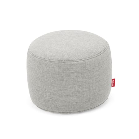 Pouf d'extérieur Point Outdoor tissu beige / Tissu Olefin - Ø 50 cm - Fatboy
