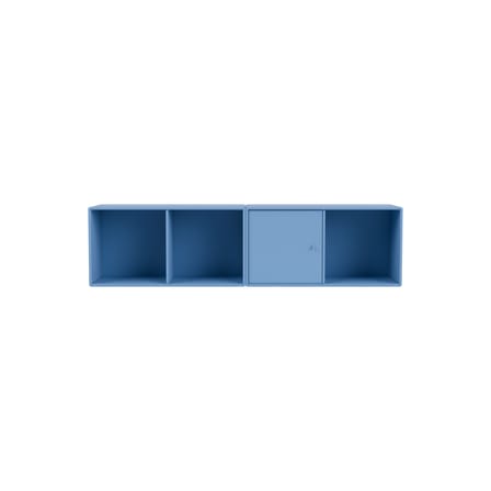 Rangement mural Line bois bleu / L 139.2 x P 30 cm H 35.4 cm - MONTANA