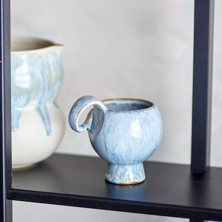 Set de 4 tasses Avonlea  céramique bleu / 250 ml - Bloomingville