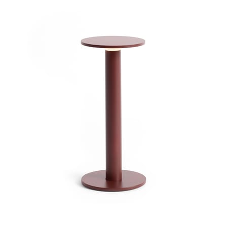 Host Small Wireless rechargeable outdoor lamp metal red / LED - H 22 cm / Magnetic attachment - Hay