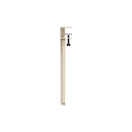  Base, legs metal beige With vise clamp by Uchronia / H 43 cm - For creating a Coffee table or Bench - TIPTOE
