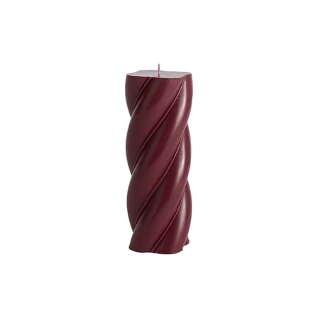 Soft Serve Block candle wax red / H 19.5 cm - Hay