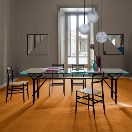 699 Superleggera Chair wood black / Gio Ponti, 1957 - CASSINA